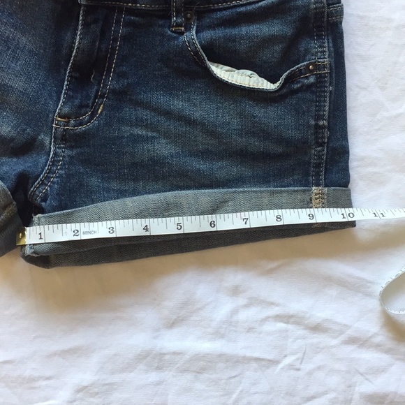 Bullhead Black Denim Jean Shorts size 5/3 - Picture 5 of 6